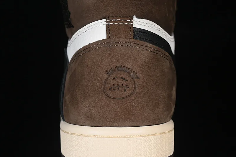 All categories Air Jordan Jordan series basketball shoes Air Jordan 1 High W version Travis Scott x Air Jordan 1 High OG AJ1 anti-hook high-top basketball shoes CD4487-001